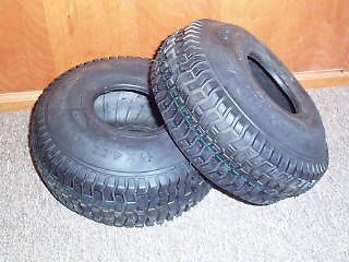 TWO New 11X4.00 4 Lawn Mower Turf Tires 4ply Cheap