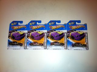 Hot Wheels Lot of 4 2012 2007 Ford Shelby GT 500 Mustangs