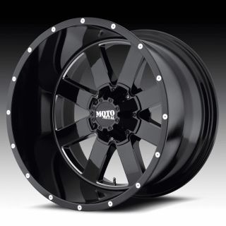 22 inch 22x14 Moto Metal Black Wheels Rims 5x150 Toyota Tundra Sequoia