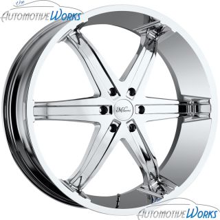 20x9 Milanni Kool Whip 6 6x139 7 6x5 5 30mm Chrome Wheels Rims Inch 20