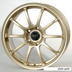 18 Rota G Force Gold Rims Wheels evo8 EVO9 EVO 8 9 10 X