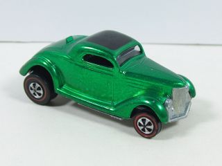 Hot Wheels REDLINE CLASSIC 36 FORD COUPE 1968 W 4 BUTTON RUMBLE SEAT