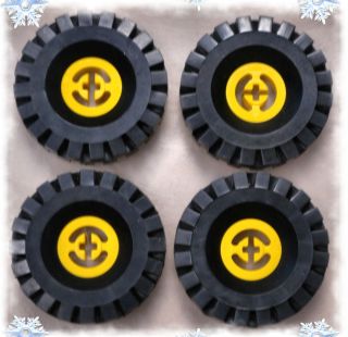 Lego Technic Tires Yellow Wheels 8832 17 x 43 Medium Size Truck