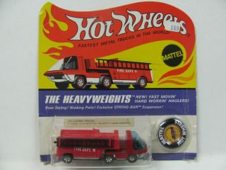 Hot Wheels Redline Fire Engine Enamel Red Buy It Now