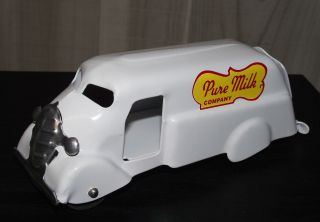 1930s Marx Dairy Milk Truck Wood Wheels