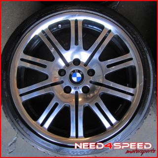 19 BMW Factory E46 M3 Staggered Wheels Rims Michelin Tires