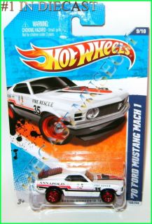 1970 70 Ford Mustang Mach 1 Annapolis Fire Rescue Hot Wheels HW