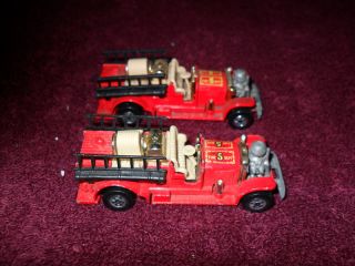 Set of Two 2 1981 Hot Wheels Diecast Fire Engines