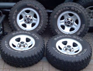 Offroad Tires with Original Jeep Rims 75 dollars per Tire and Rim