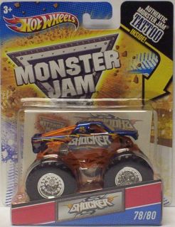 Shocker Monster Jam 2011 Tattoo 78 80 Hot Wheels