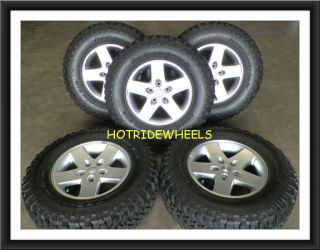 Jeep Wrangler Wheels with BF Goodrich Tires Lt 255 75 17 785B