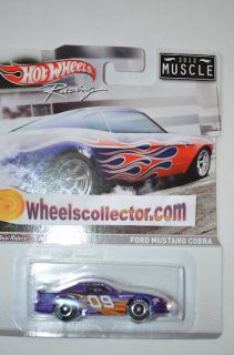 Ford Mustang Cobra Hot Wheels Racing Series Case B Muscle Real Riders