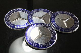 Mercedes Benz Logo Sticker Wheel Rim Center Cap Emblems