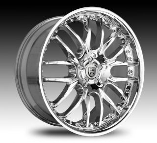 18 Lexani R 8 Chrome Wheel Set Lexani Rims for Cars 5LUG Vehicles
