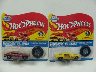 Hot Wheels Vintage Care Free Gum Snake and Mongoose 