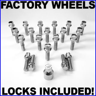 Mercedes Wheel Locks Lug Bolts for Factory Wheels