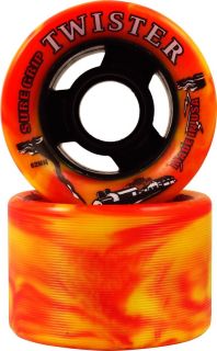 Sure Grip Twister Quad Skate Wheels 95A Red Yellow