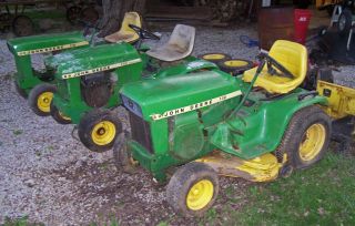 JOHN DEERE 110 112 Lawn Garden Tractors Decks Wheels Tires Plow More