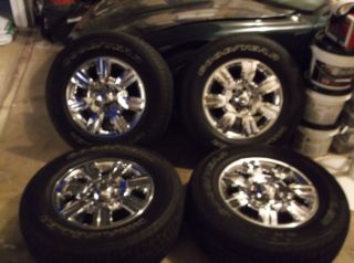 Ford F150 18inch Rims 6x135 and Goodyear Wrangler SR A 275 65R18 Tires