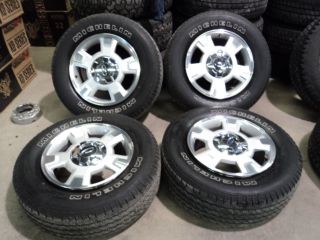 Factory 17 Ford F150 Lariat Wheels and Michelin LTX A s 255 65R17