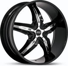 22 inch Status Dynasty Black Wheels Rims 5x120 15