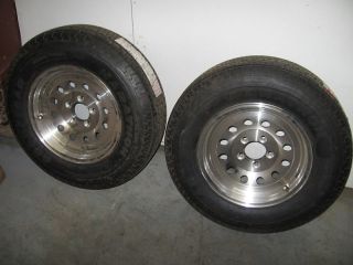 Trailer Tires and Aluminum Rims