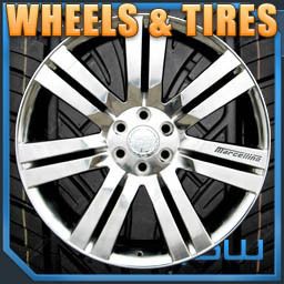 24 inch High Polish Wheels with Tires GMC Chevrolet Rims