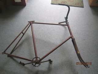 Old Antique Wood Rim Bicycle Wooden 1800s Bike