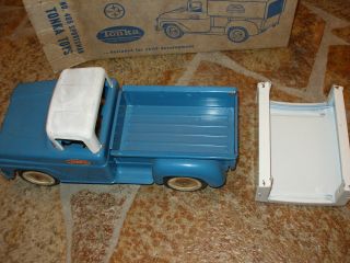 Tonka Sportsman 405 Truck with Canopy 1962 Blue White Original Box