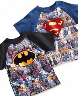 Warner Brothers Kids T Shirt, Little Boys Superhero Comic Tee