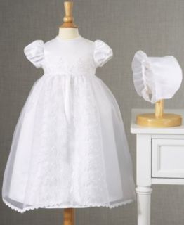 Lauren Madison Baby Dress, Baby Girls Split Front Christening Dress