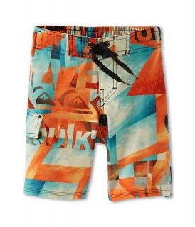 Quiksilver Kids Night Waka Boardshort Boys Swimwear (Orange)