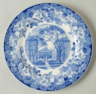 Wedgwood Harvard University Blue Dinner Plate, Fine China Dinnerware   Blue Univ