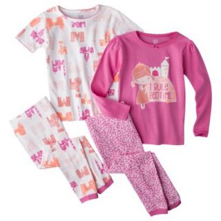 Just One You by Carters Infant Toddler Girls 4 Piece Short Sleeve and Long 