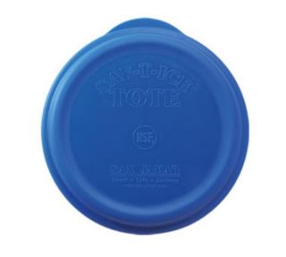 San Jamar Saf T Ice Tote Lid, for SI6000 Tote, Clear Blue