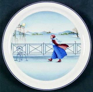 Villeroy & Boch Romantic Seasons Wall Plate, Fine China Dinnerware   Scenes From