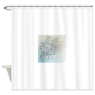 CafePress Blue Graphics Shower Curtain Free Shipping! Use code FREECART at Checkout!