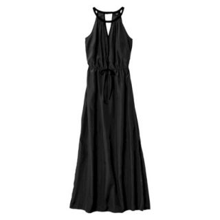 Mossimo Womens Halter Maxi Dress   Black L