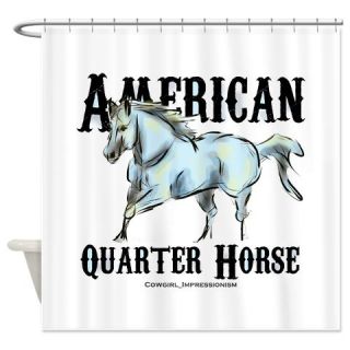 CafePress American Quarter Horse Shower Curtain Free Shipping! Use code FREECART at Checkout!