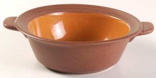 Dansk Blt Pottery Orange Lugged Cereal Bowl, Fine China Dinnerware   Orange Cent
