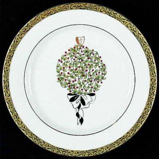 Nikko Gold Filigree Accent Salad Plate, Fine China Dinnerware   Fine China,Gold