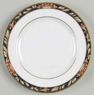 Spode Lauriston Bread & Butter Plate, Fine China Dinnerware   Bone,Blue Border,R