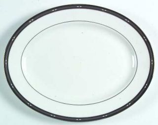 Lenox China Diamond Solitaire 13 Oval Serving Platter, Fine China Dinnerware  