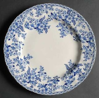 Johnson Brothers Devon Cottage Dinner Plate, Fine China Dinnerware   Blue Flower