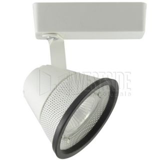 Halo LZR402P Track Lighting, Lazer Low Voltage MR16 Perforated Bell Track Fixture White