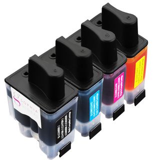 Sophia Global Compatible Ink Cartridge Replacement For Brother Lc41 (1 Black, 1 Cyan, 1 Magenta, 1 Yellow) (1 Black, 1 Cyan, 1 Magenta, 1 YellowPrint yield: Up to 500 pages for the black cartridge and up to 400 pages per color cartridgeModel: SG1eaLC41BCM