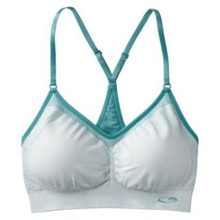C9 by Champion Womens Seamless Bra With Removable Pads   Vintage Teal XS