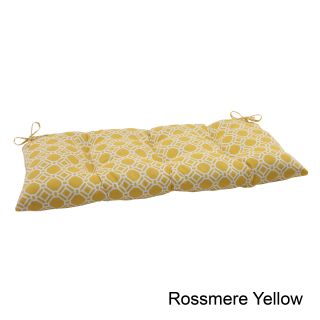 Pillow Perfect Rossmere Outdoor Tufted Loveseat Cushion