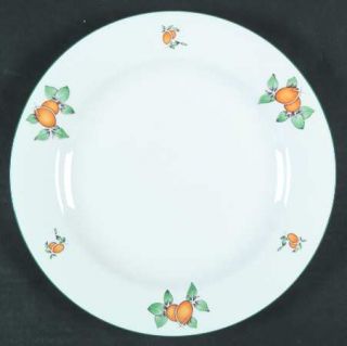 Royal Doulton Apricots Dinner Plate, Fine China Dinnerware   Everyday, Yellow/Or