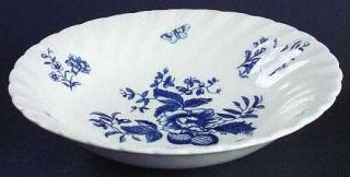 Royal Worcester Blue Sprays (White) Fruit/Dessert (Sauce) Bowl, Fine China Dinne